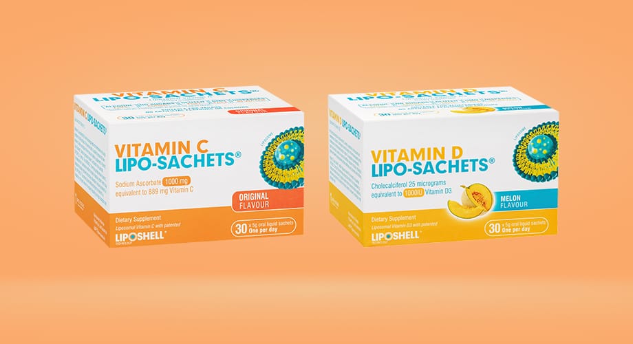 Lipo Sachet Vitamin C or D 5g 30pk