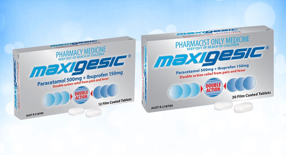 Maxigesic Tablets (12 or 30 Tabs)