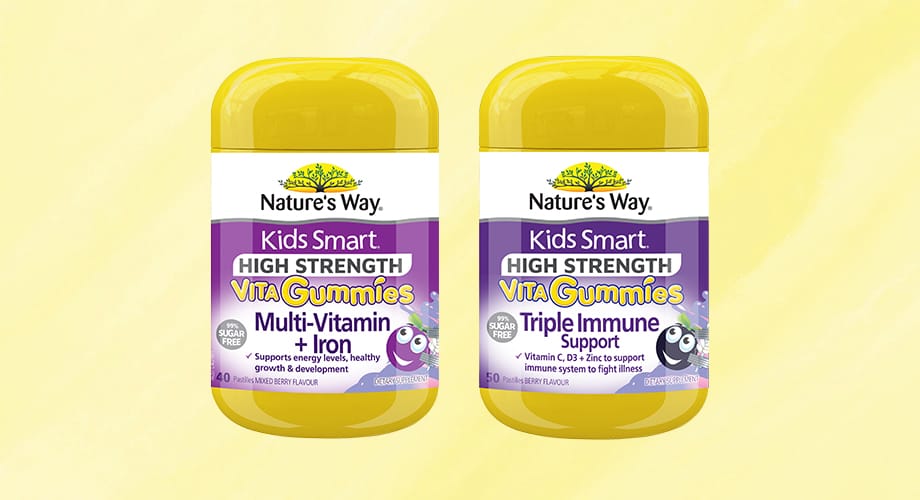Nature's Way Kids Smart High Strength Vita Gummies Vitamins Selected Range