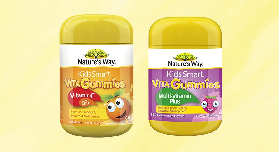 Nature's Way Kids Smart Vita Gummies 60 or 120pk