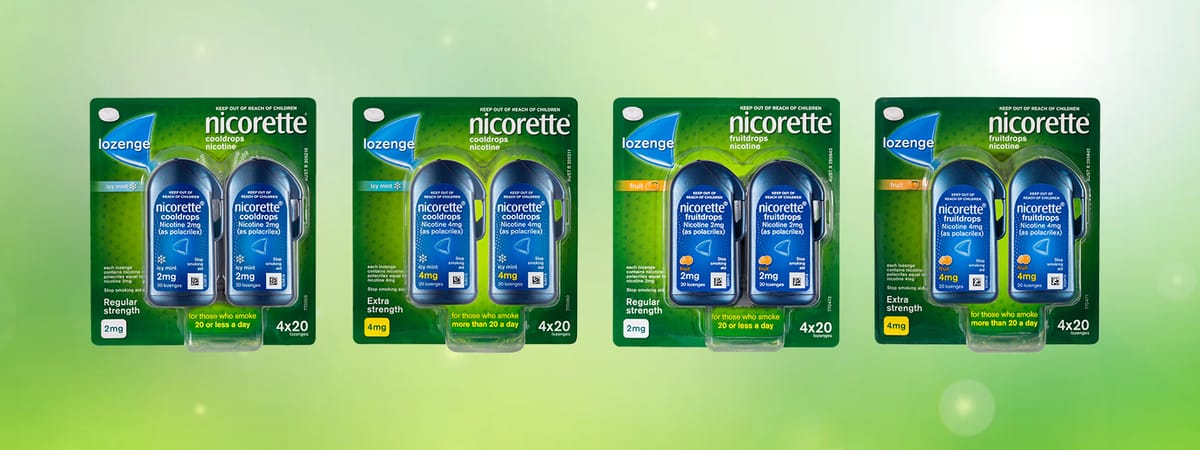 Nicorette Cooldrops Range