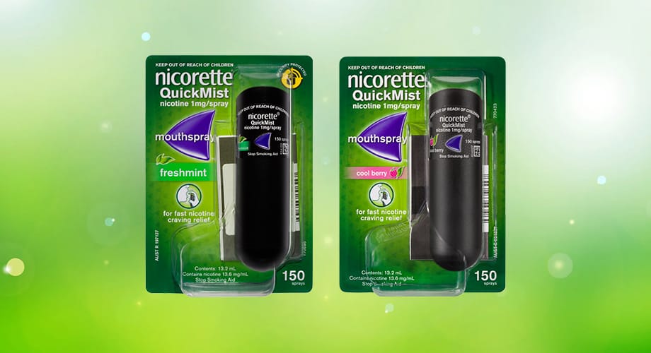 Nicorette QuickMist Spray or Cool Berry 150