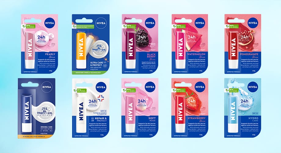 Nivea Lip Balm Range