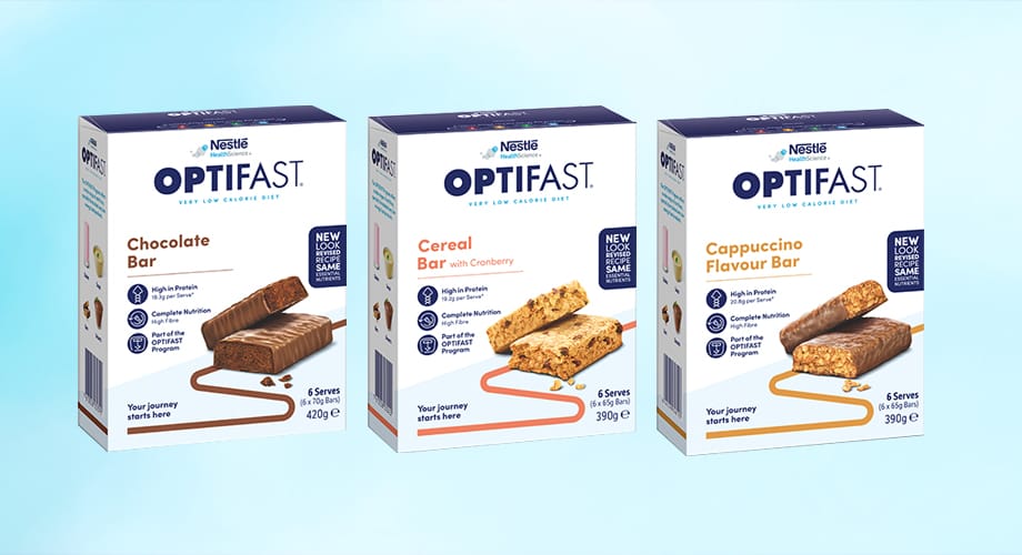 Optifast VLCD Bar 65g or 70g 6pk Range