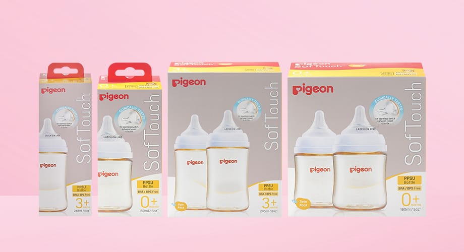 Pigeon SofTouch III Bottle PPSU Range
