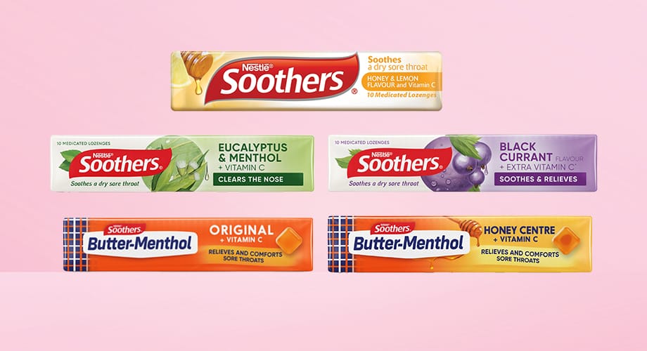 Soothers 10 Lozenges Range