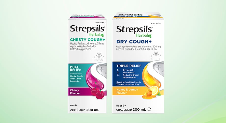 Strepsils Herbal Chesty or Dry Cough+ 200mL