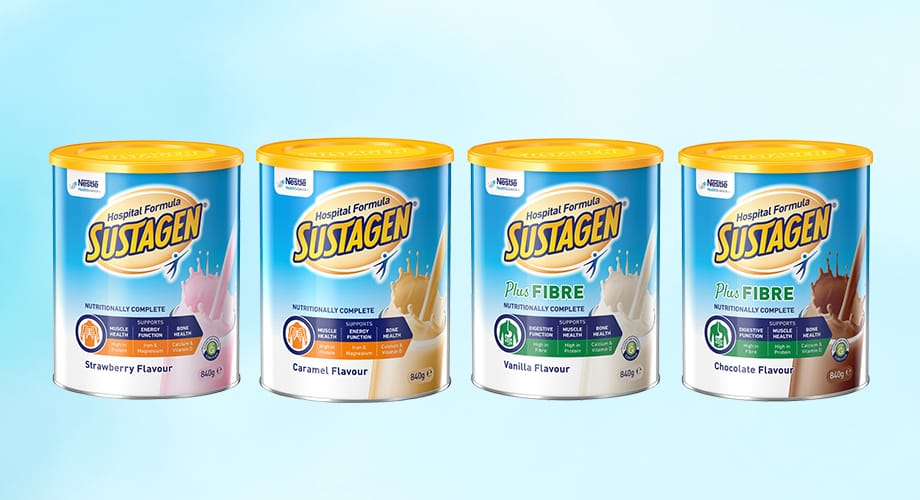 Sustagen Hospital 840g or Fibre Plus Range