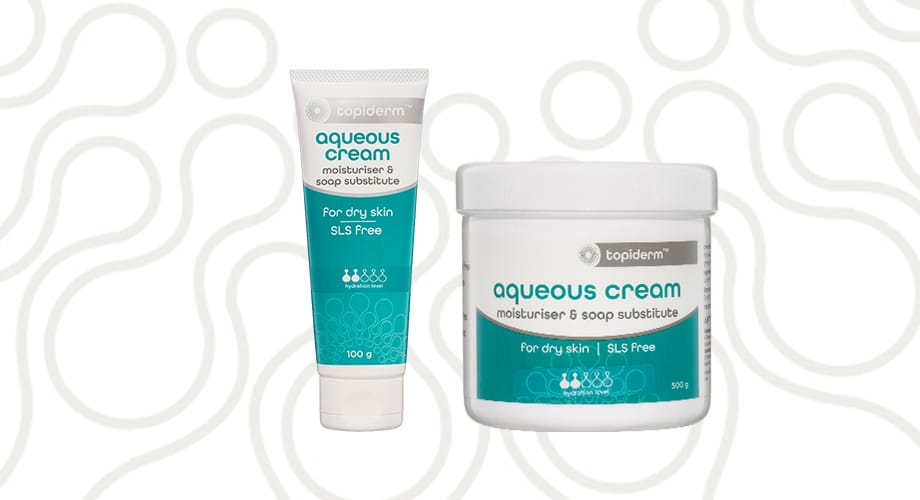 Topiderm Aqueous Cream SLS Free 100 or 500g