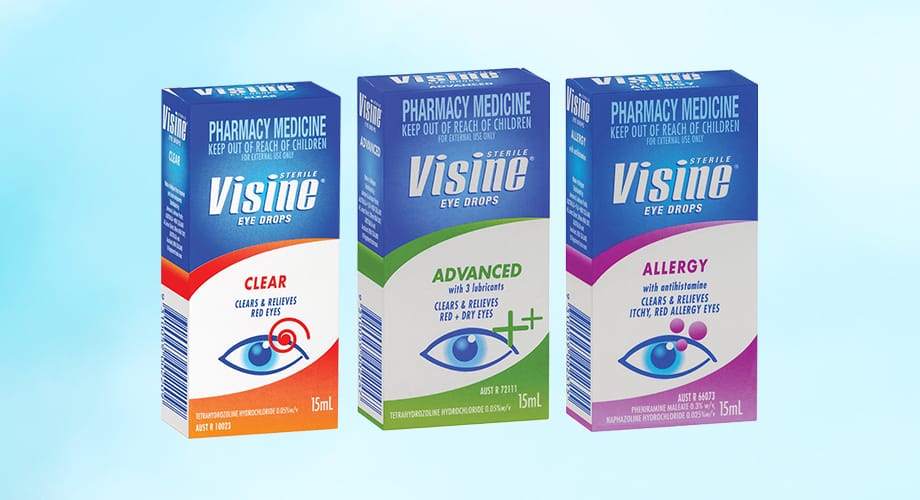 Visine Eye Drops 15mL Range