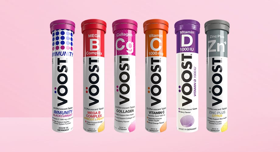 VOOST Vitamins or Hydrate Effervescent 20 Tablets Range