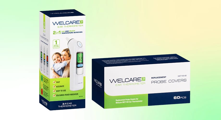 Welcare Ear thermometer Range