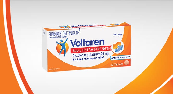 Voltaren Rapid Extra Strength 30 Capsules