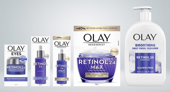 Olay Regenerist Retinol 24 Range