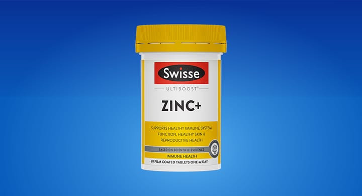 Swisse Ultiboost Zinc+ 60 Tablets