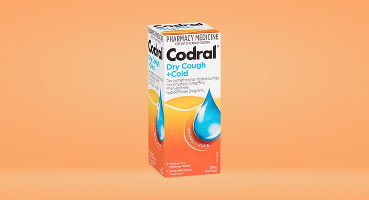 Codral Dry Cough & Cold 200mL