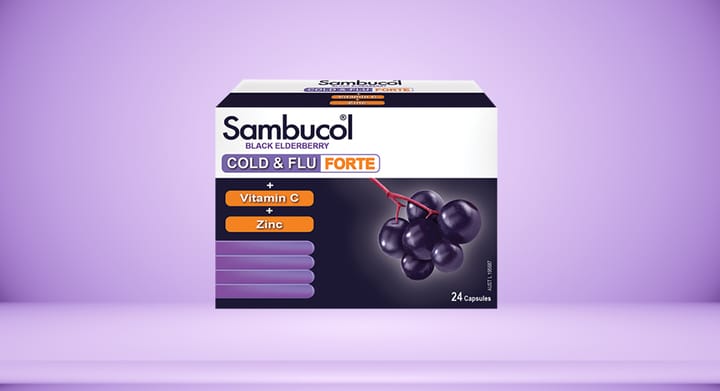 Sambucol Cold & Flu Forte 24 Capsules