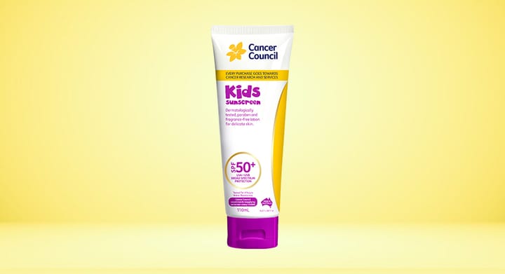 Cancer Council Sunscreen Kids SPF50+ 110mL