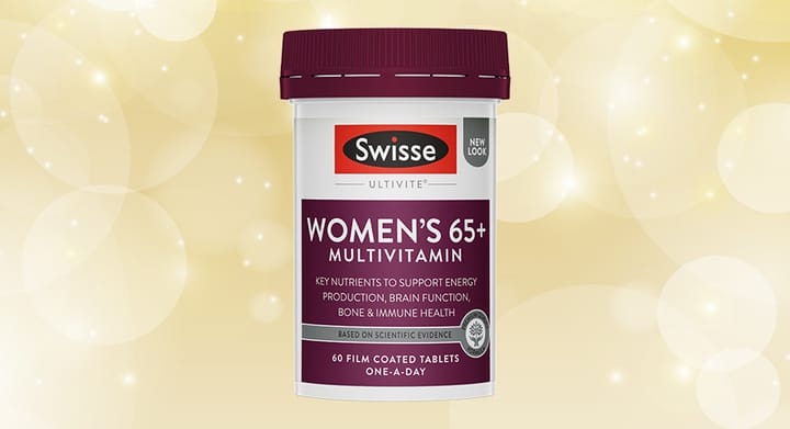 Swisse Ultivite Women's 65+ Multivitamin 60 Tablets