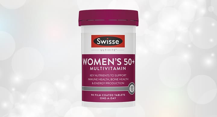 Swisse Ultivite Women's 50+ Multivitamin 90 Tablets