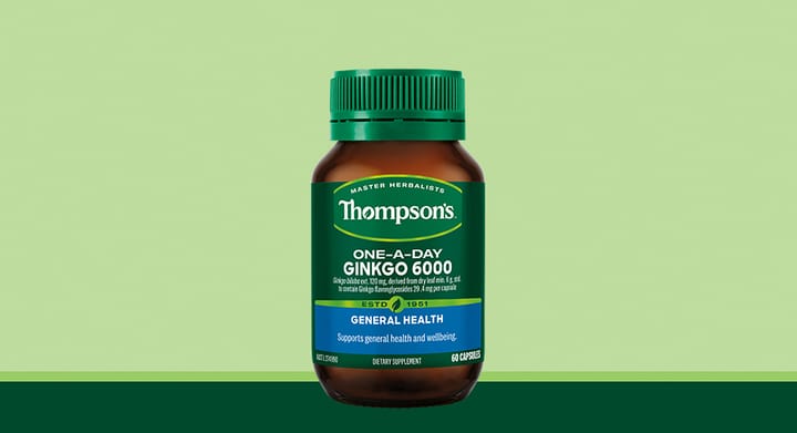 Thompson’s One-A-Day Ginkgo 6000mg 60 Capsules