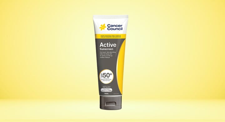 Cancer Council Active Sunscreen SPF50+ 110mL