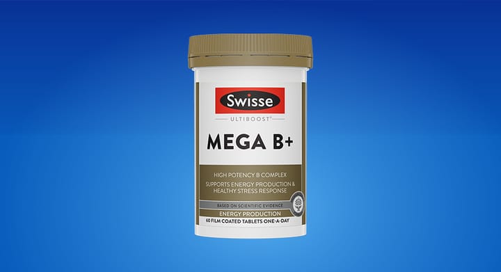 Swisse Ultiboost Mega B+ 60 Tablets
