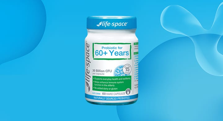 Life-Space Probiotic for 60+ Years 60 Capsules