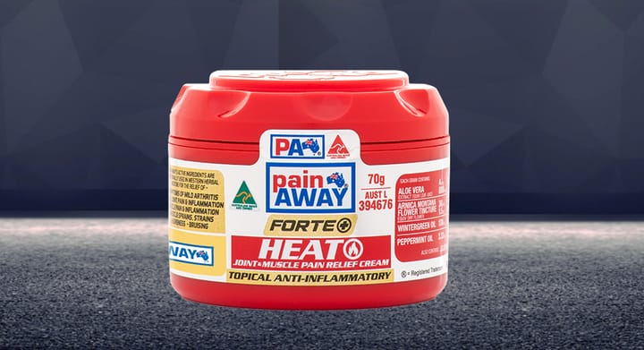 Pain Away Forte+ Heat Pain Relief Cream 70g