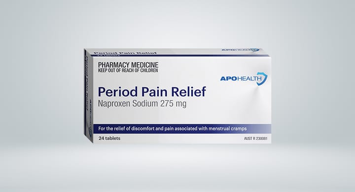 APOHEALTH Period Pain Relief 24 Tablets