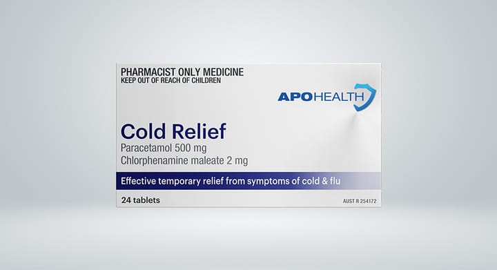 APOHEALTH Cold Relief 24 Tablets (S3)