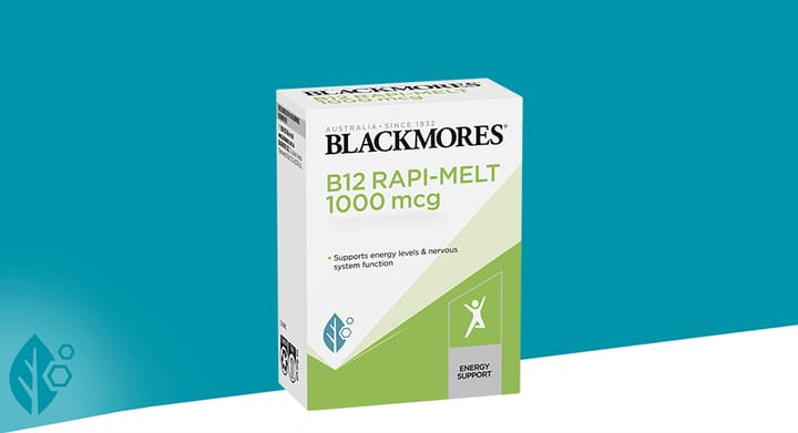 Blackmores B12 Rapi-Melt 1000mcg 60 Tablets