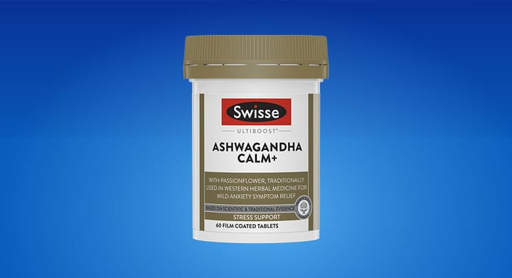 Swisse Ultiboost Ashwagandha Calm+ 60 Tablets