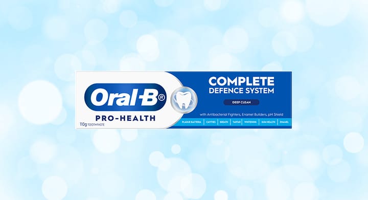 Oral-B Prohealth Advance Deep or Complete Defence Toothpaste 110g