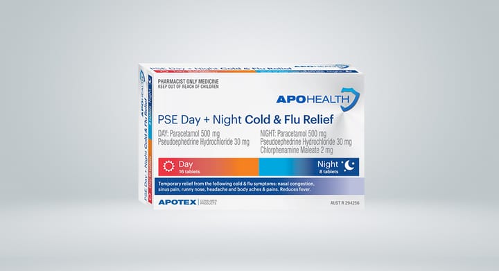 APOHEALTH PSE Day + Night Cold & Flu Relief 24 Tablets