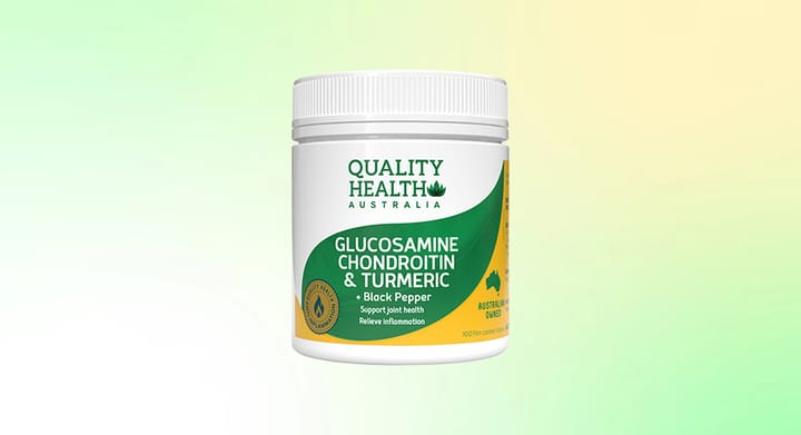 Quality Health Glucosamine Chondroitin & Turmeric 100 Tablets
