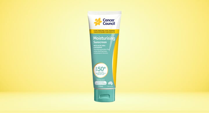 Cancer Council Moisturising Sunscreen SPF 50 + 110mL