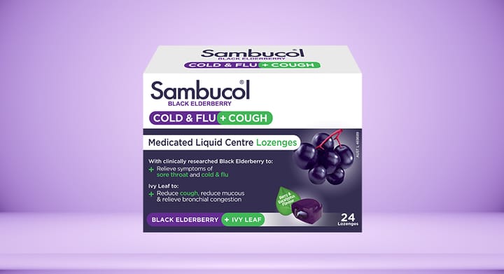 SAMBUCOL CCF LIQUID C LOZ 24s