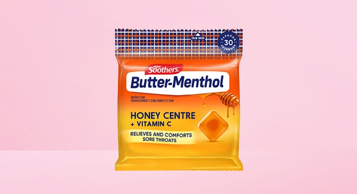 BUTTER-MENTHOL HONEY CENTRE M/P