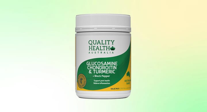 Quality Health Glucosamine Chondroitin & Turmeric 250 Tablets