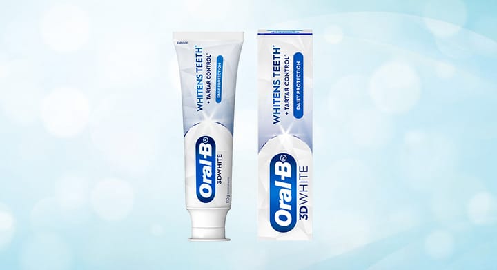 Oral-B 3D White Strengthens Enamel Whitening Toothpaste 110g