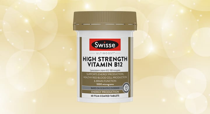 Swisse Ultiboost High Strength Vitamin B12 60 Tablets