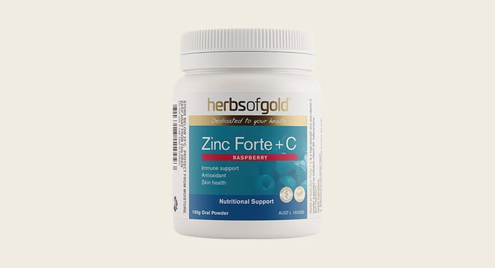 Herbs of Gold Zinc Forte + C 100g