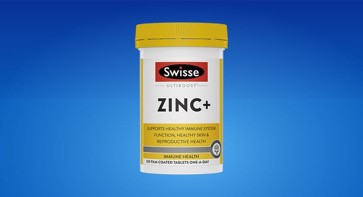 Swisse Ultiboost Zinc+ 120 Tablets