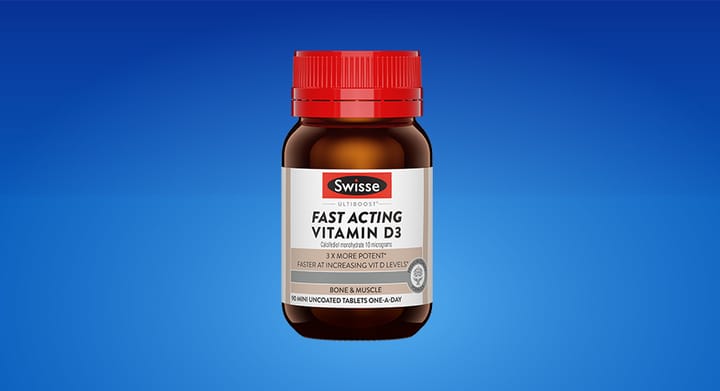 Swisse Fast Acting Vitamin D3 90 Tablets