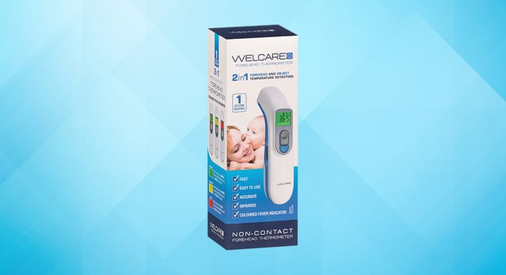 WELCARE Non-Contact Forehead 2 In 1 Thermometer WFT200