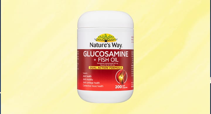 Nature's Way Glucosamine + Fish Oil 200 Capsules