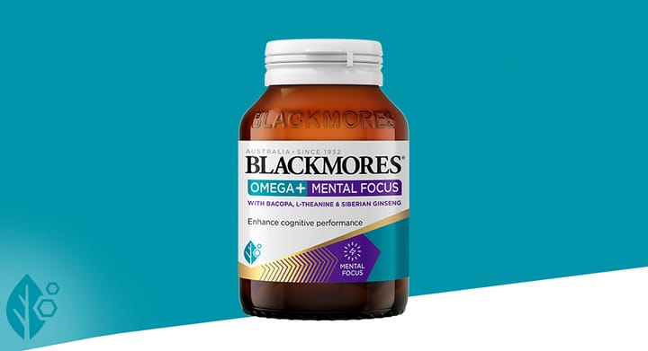 Blackmores Omega + Mental Focus 60 Capsules