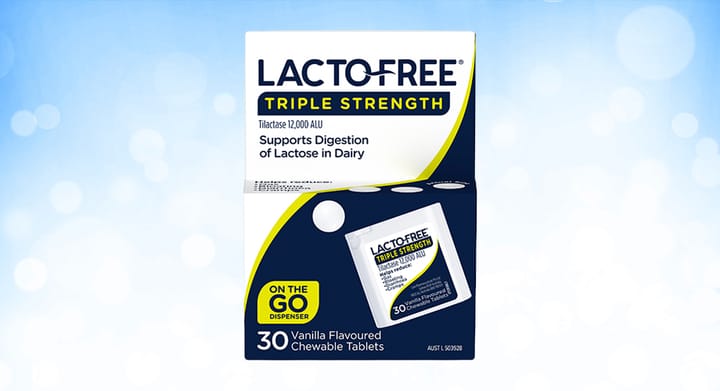 Lacto-free Triple Strength 30 Chewable Tablets