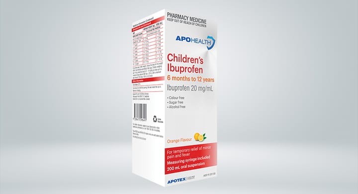 APOHEALTH Children's Ibuprofen 6 Months - 12 Years 200mL